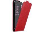 Custodia Cadorabo Per Sony Xperia Xa Ultra Custodia Protettiva In Rosso Custodia Flip Per Telefono Cellulare Custodia Cover