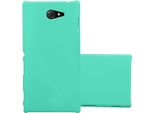 Cadorabo Custodia Protettiva Per Sony Xperia M2 / M2 Aqua Custodia In Verde Custodia Rigida Per Telefono Cellulare Cover