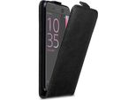 Custodia Cadorabo Per Sony Xperia Xa Cover Protettiva In Nero Custodia Flip Per Telefono Cellulare Custodia Cover