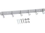 Intirilife Appendiabiti In Acciaio Inox Modello D - 6 Ganci - Appendiabiti Appendiabiti Appendiabiti In 5 Diversi Design