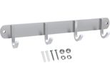 Intirilife Appendiabiti In Acciaio Inox Modello D - 4 Ganci - Appendiabiti Appendiabiti Appendiabiti In 5 Diversi Design