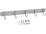 Intirilife Appendiabiti In Acciaio Inox Modello E - 5 Ganci - Appendiabiti Appendiabiti Appendiabiti In 5 Diversi Design