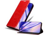 Cadorabo Cover Per Huawei P40 Pro / P40 Pro+ Cover Protettiva In Rosso Custodia Per Cellulare Cover Chiusura Magnetica