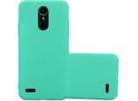 Cadorabo Custodia Protettiva Per Lg K10 2017 Custodia In Verde Custodia Rigida Per Telefono Cellulare Cover