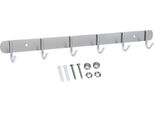 Intirilife Appendiabiti In Acciaio Inox Modello E - 6 Ganci - Appendiabiti Appendiabiti Appendiabiti In 5 Diversi Design