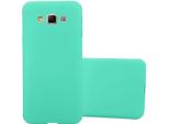 Cadorabo Custodia Protettiva Per Samsung Galaxy A7 2015 Custodia In Verde Custodia Rigida Per Telefono Cellulare Cover