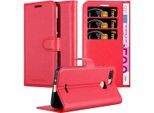 Cadorabo Custodia Per Xiaomi Redmi 6 Custodia Protettiva In Rosso Cellulare Custodia Cover Chiusura Magnetica