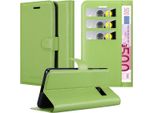Cadorabo Custodia Per Htc One M10 Custodia Protettiva In Verde Custodia Per Cellulare Cover Chiusura Magnetica