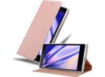 Cadorabo Custodia Per Cellulare Per Sony Xperia L2 Custodia Protettiva In Rosa Cover Etui Book Case Booklet