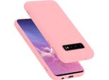 Cadorabo Custodia Protettiva Per Samsung Galaxy S10 4G Caso In Rosa Telefono Cellulare Custodia Cover Tpu Etui