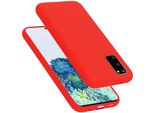Cadorabo Custodia Protettiva Per Samsung Galaxy S20 In Rosso Custodia Del Telefono Cellulare Custodia Cover Tpu Etui