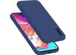 Cadorabo Custodia Protettiva Per Samsung Galaxy A70 / A70S Custodia In Blu Telefono Cellulare Custodia Cover Tpu Etui