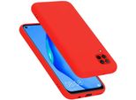 Cadorabo Custodia Protettiva Per Huawei Nova 6 Se / P40 Lite / Nova 7I Custodia In Rosso Per Cellulare Custodia Cover Tpu Etui