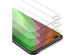 Cadorabo 3X Pellicola Blindata Per Oppo A92S Pellicola Protettiva In Bianco Vetro Protettivo Temperato Per Schermo