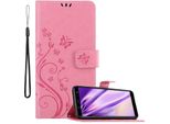 Cadorabo Cover Per Samsung Galaxy A6 2018 Cover Protettiva In Rosa Cover Protettiva Cover Per Telefono Cellulare Custodia Fiori Custodia Fiori