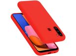 Cadorabo Custodia Protettiva Per Samsung Galaxy A21 In Rosso Custodia Del Telefono Cellulare Custodia Cover Tpu Etui