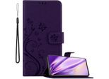 Cadorabo Cover Per Samsung Galaxy A8S Cover Protettiva In Viola Cover Protettiva Cover Telefono Cellulare Cover Fiori Custodia Fiore