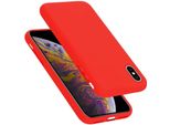 Cadorabo Custodia Protettiva Per Apple Iphone X / Xs In Rosso Custodia Del Telefono Cellulare Custodia Cover Tpu Etui