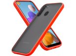 Cadorabo Custodia Per Samsung Galaxy A21 Custodia Protettiva In Silicone Tpu Trasparente Custodia Per Cellulare Ibrida Custodia Protettiva