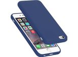 Cadorabo Custodia Protettiva Per Apple Iphone 6 / 6S Custodia In Blu Telefono Cellulare Custodia Cover Tpu Etui