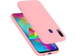 Cadorabo Custodia Protettiva Per Samsung Galaxy M20 In Rosa Custodia Del Telefono Cellulare Custodia Cover Tpu Etui