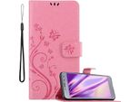 Cadorabo Cover Per Samsung Galaxy J4 2018 Cover Protettiva In Rosa Cover Protettiva Cover Telefono Cellulare Cover Fiori Custodia Fiore