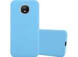 Cadorabo Custodia Per Motorola Moto G5S Custodia Protettiva In Blu Custodia Per Telefono Cellulare Custodia In Silicone Tpu Cover
