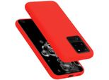 Cadorabo Custodia Protettiva Per Samsung Galaxy S20 Ultra Custodia In Rosso Telefono Cellulare Custodia Cover Tpu Etui
