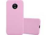 Custodia Cadorabo Per Motorola Moto E4 Plus Custodia Protettiva In Rosa Custodia Per Cellulare Tpu Custodia In Silicone Cover