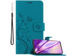 Cadorabo Cover Per Samsung Galaxy S10E Cover Protettiva In Blu Cover Protettiva Cover Per Telefono Cellulare Cover Fiori Custodia Fiore