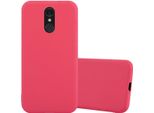 Custodia Cadorabo Per Lg Q7 / Q7A / Q7+ Custodia Protettiva In Rosso Custodia Per Cellulare Tpu Custodia In Silicone Cover