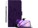 Cadorabo Cover Per Huawei Mate 30 Pro Cover Protettiva In Viola Cover Protettiva Custodia Per Telefono Cellulare Custodia Fiori Custodia Fiori
