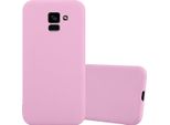 Cadorabo Custodia Per Samsung Galaxy A5 2018 Custodia Protettiva In Rosa Custodia Per Telefono Cellulare Tpu Custodia In Silicone Cover