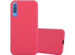 Cadorabo Custodia Per Samsung Galaxy A7 2018 Custodia Protettiva In Rosso Custodia Per Cellulare Tpu Custodia In Silicone Cover