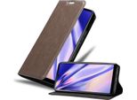 Cadorabo Custodia Per Sony Xperia L4 Custodia Protettiva In Marrone Custodia Per Cellulare Custodia Cover Chiusura Magnetica
