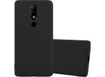Cadorabo Custodia Per Nokia 5.1 Plus / X5 Custodia Protettiva In Nero Custodia Per Cellulare Custodia In Silicone Tpu Cover
