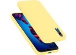 Cadorabo Custodia Protettiva Per Huawei P20 Custodia In Giallo Telefono Cellulare Case Cover Tpu Etui