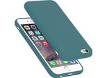Cadorabo Custodia Protettiva Per Apple Iphone 6 / 6S Custodia In Verde Telefono Cellulare Custodia Cover Tpu Etui