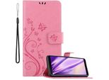 Cadorabo Cover Per Samsung Galaxy A7 2018 Cover Protettiva In Rosa Cover Protettiva Cover Per Telefono Cellulare Cover Fiori Custodia Fiore