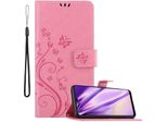 Cadorabo Cover Per Samsung Galaxy A31 Cover Protettiva In Rosa Cover Protettiva Cover Per Telefono Cellulare Cover Fiori Custodia Fiore