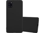 Cadorabo Custodia Per Samsung Galaxy A31 Custodia Protettiva In Nero Custodia Per Telefono Cellulare Tpu Silicone Custodia Cover