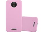 Cadorabo Custodia Per Motorola Moto C Plus Custodia Protettiva In Rosa Custodia Per Cellulare Tpu Custodia In Silicone Cover