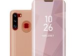 Cadorabo Custodia Per Telefono Cellulare Per Samsung Galaxy A21 In Rosa Cover Backcover Protettiva Custodia Libro
