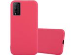 Cadorabo Custodia Per Honor Play 4T Pro Custodia Protettiva In Rosso Custodia Per Telefono Cellulare Tpu Silicone Custodia Cover