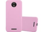 Custodia Cadorabo Per Motorola Moto C Custodia Protettiva In Rosa Per Telefono Cellulare Custodia In Silicone Tpu Cover
