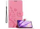Cadorabo Cover Per Samsung Galaxy A8S Cover Protettiva In Rosa Cover Protettiva Cover Telefono Cellulare Cover Fiori Custodia Fiore