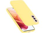 Cadorabo Custodia Protettiva Per Samsung Galaxy S21 5G In Giallo Custodia Del Telefono Cellulare Custodia Cover Tpu Etui