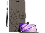 Cadorabo Cover Per Samsung Galaxy S20 Cover Protettiva In Grigio Cover Protettiva Cover Per Telefono Cellulare Cover Fiori Custodia Fiore