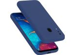 Cadorabo Custodia Protettiva Per Samsung Galaxy A20 / A30 / M10S Custodia In Blu Telefono Cellulare Case Cover Tpu Etui