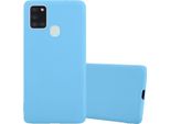 Custodia Cadorabo Per Samsung Galaxy A21S Custodia Protettiva In Blu Custodia Del Telefono Cellulare Tpu Silicone Custodia Cover